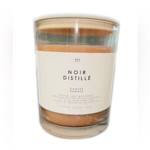 Le Monde Gourmand Candle- Noir Distille Single Wick Glass Candle